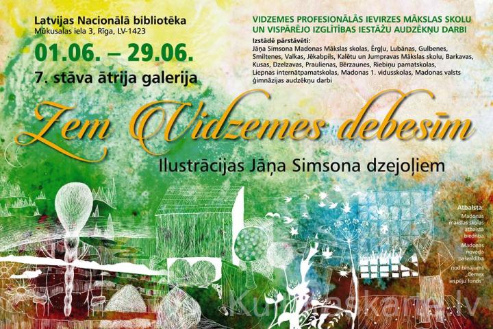   "Zem Vidzemes debesīm"